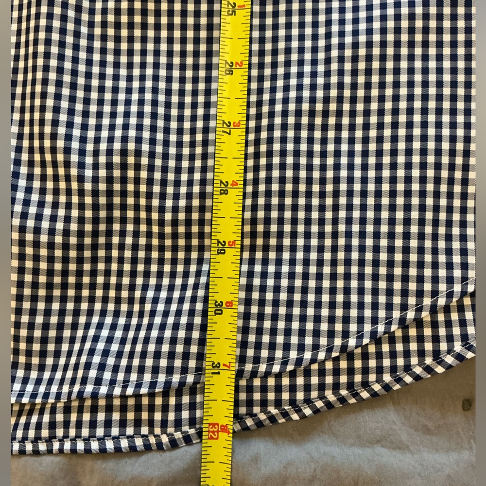 Peter Millar Checkered Black/White Men’s Dress Shirt Size 2XL - Picture 2 of 6